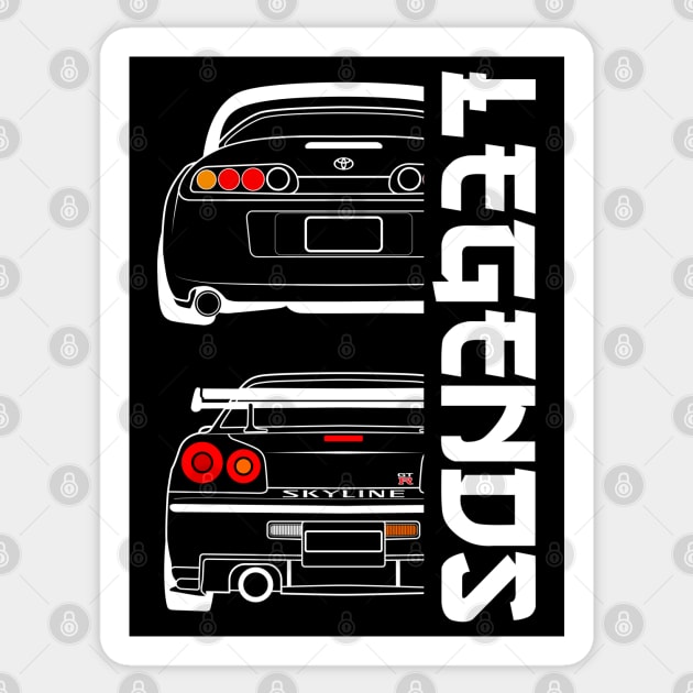 JDM LEGENDS Sticker by HSDESIGNS